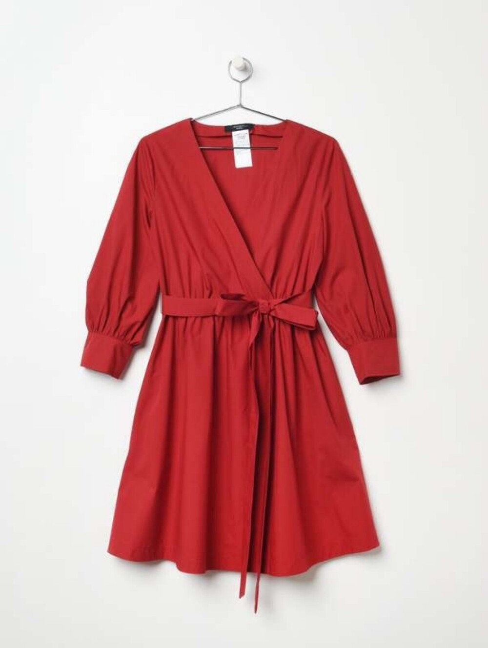NWT MaxMara Weekend Faiti Dress In Cherry, Cotton Poplin Dress